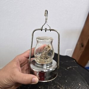 Ash Flash Small Vintage Battery Lantern, Mini Camping Lantern